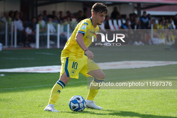 Claudio Cassano of AS Cittadella 1973 carries the ball during the Italian Serie B soccer championship football match between Mantova Calcio...