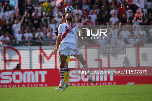 Leonardo Mancuso of Mantova 1911 during the Italian Serie B soccer championship football match between Mantova Calcio 1911 and AS Cittadella...