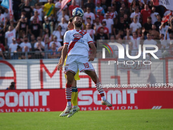 Leonardo Mancuso of Mantova 1911 during the Italian Serie B soccer championship football match between Mantova Calcio 1911 and AS Cittadella...