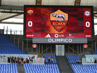 A.S. fans in Rome protest against society, leaving the Curva Sud empty during the 5th day of the Serie A Championship between A.S. Roma and...