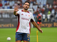 Mats Hummels of A.S. Roma during the 5th day of the Serie A Championship between A.S. Roma and Udinese Calcio at the Olympic Stadium in Rome...