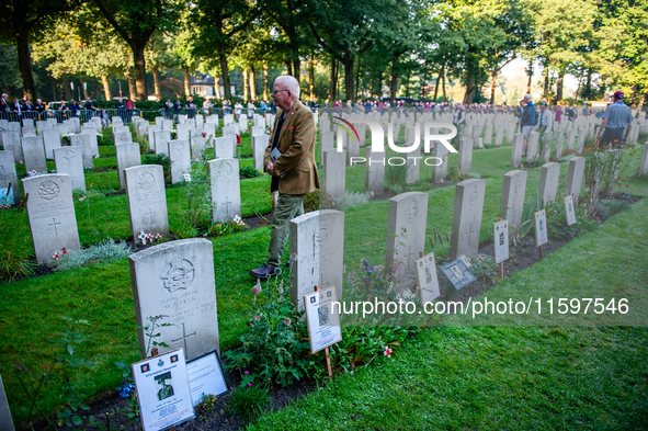 As part of the commemorations for the 80th anniversary of Operation Market Garden, a memorial service takes place at the Arnhem Oosterbeek W...