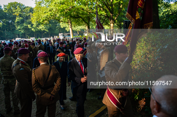 As part of the commemorations for the 80th anniversary of Operation Market Garden, a memorial service takes place at the Arnhem Oosterbeek W...