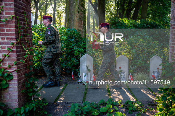 As part of the commemorations for the 80th anniversary of Operation Market Garden, a memorial service takes place at the Arnhem Oosterbeek W...