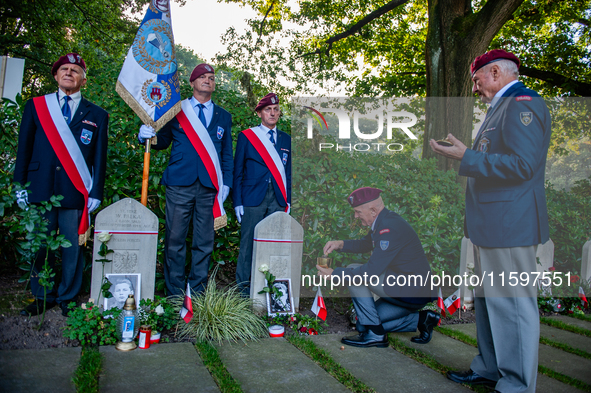 As part of the commemorations for the 80th anniversary of Operation Market Garden, a memorial service takes place at the Arnhem Oosterbeek W...