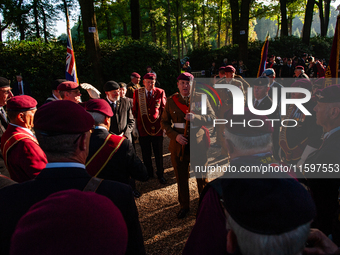 As part of the commemorations for the 80th anniversary of Operation Market Garden, a memorial service takes place at the Arnhem Oosterbeek W...