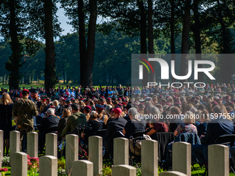 As part of the commemorations for the 80th anniversary of Operation Market Garden, a memorial service takes place at the Arnhem Oosterbeek W...