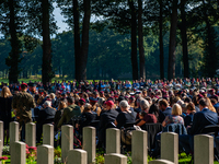 As part of the commemorations for the 80th anniversary of Operation Market Garden, a memorial service takes place at the Arnhem Oosterbeek W...