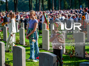 As part of the commemorations for the 80th anniversary of Operation Market Garden, a memorial service takes place at the Arnhem Oosterbeek W...