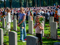 As part of the commemorations for the 80th anniversary of Operation Market Garden, a memorial service takes place at the Arnhem Oosterbeek W...