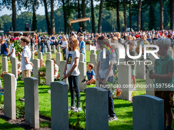 As part of the commemorations for the 80th anniversary of Operation Market Garden, a memorial service takes place at the Arnhem Oosterbeek W...