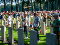 As part of the commemorations for the 80th anniversary of Operation Market Garden, a memorial service takes place at the Arnhem Oosterbeek W...