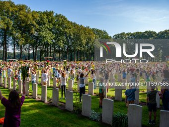 As part of the commemorations for the 80th anniversary of Operation Market Garden, a memorial service takes place at the Arnhem Oosterbeek W...