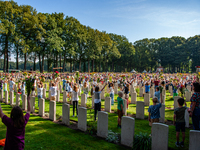 As part of the commemorations for the 80th anniversary of Operation Market Garden, a memorial service takes place at the Arnhem Oosterbeek W...