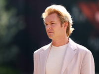 Nico Rosberg arrives ahead of the F1 Grand Prix of Singapore at Marina Bay Street Circuit in Singapore, Singapore, on September 22, 2024. (