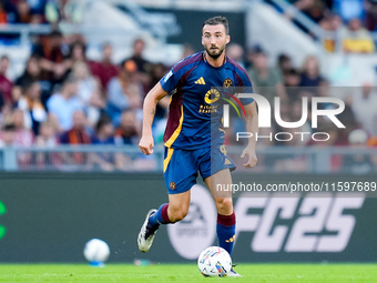 Bryan Cristante of AS Roma during the Serie A Enilive match between AS Roma and Udinese Calcio at Stadio Olimpico on September 22, 2024 in R...