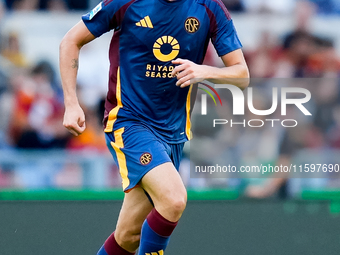 Bryan Cristante of AS Roma during the Serie A Enilive match between AS Roma and Udinese Calcio at Stadio Olimpico on September 22, 2024 in R...