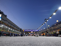 A general view of the grid ahead of the F1 Grand Prix of Singapore at Marina Bay Street Circuit in Singapore, Singapore, on September 22, 20...