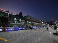 A general view of the grid ahead of the F1 Grand Prix of Singapore at Marina Bay Street Circuit in Singapore, Singapore, on September 22, 20...