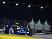 Pierre Gasly of France and BWT Alpine F1 Team drives to the grid ahead of the F1 Grand Prix of Singapore at Marina Bay Street Circuit in Sin...