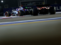 Yuki Tsunoda of Japan drives the Visa Cash App RB F1 Team VCARB 01 during the F1 Grand Prix of Singapore at Marina Bay Street Circuit in Sin...