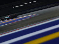 Lewis Hamilton of the United Kingdom drives the Mercedes-AMG Petronas F1 Team F1 W15 during the F1 Grand Prix of Singapore at Marina Bay Str...