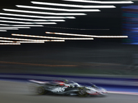 Nico Hulkenberg of Germany drives the MoneyGram Haas F1 Team VF-24 during the F1 Grand Prix of Singapore at Marina Bay Street Circuit in Sin...