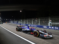 Yuki Tsunoda of Japan drives the Visa Cash App RB F1 Team VCARB 01 during the F1 Grand Prix of Singapore at Marina Bay Street Circuit in Sin...