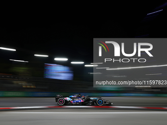 Pierre Gasly of France drives the BWT Alpine F1 Team A524 during the F1 Grand Prix of Singapore at Marina Bay Street Circuit in Singapore, S...