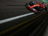 Charles Leclerc of Monaco drives the Scuderia Ferrari SF-24 during the F1 Grand Prix of Singapore at Marina Bay Street Circuit in Singapore,...