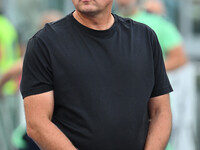 Kosta Runjaic coaches Udinese Calcio during the 5th day of the Serie A Championship between A.S. Roma and Udinese Calcio at the Olympic Stad...