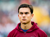 Paulo Dybala of AS Roma looks on during the Serie A Enilive match between AS Roma and Udinese Calcio at Stadio Olimpico on September 22, 202...