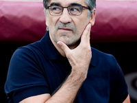 Ivan Juric head coach of AS Roma looks on during the Serie A Enilive match between AS Roma and Udinese Calcio at Stadio Olimpico on Septembe...