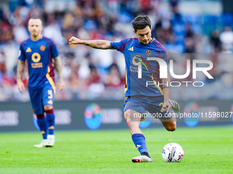 Paulo Dybala of AS Roma during the Serie A Enilive match between AS Roma and Udinese Calcio at Stadio Olimpico on September 22, 2024 in Rome...