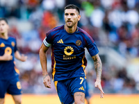 Lorenzo Pellegrini of AS Roma during the Serie A Enilive match between AS Roma and Udinese Calcio at Stadio Olimpico on September 22, 2024 i...