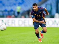 Zeki Celik of AS Roma during the Serie A Enilive match between AS Roma and Udinese Calcio at Stadio Olimpico on September 22, 2024 in Rome,...