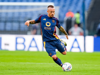 Angelino of AS Roma during the Serie A Enilive match between AS Roma and Udinese Calcio at Stadio Olimpico on September 22, 2024 in Rome, It...