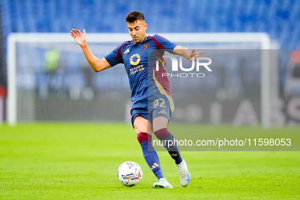 Stephan El Shaarawy of AS Roma during the Serie A Enilive match between AS Roma and Udinese Calcio at Stadio Olimpico on September 22, 2024...