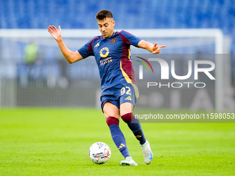 Stephan El Shaarawy of AS Roma during the Serie A Enilive match between AS Roma and Udinese Calcio at Stadio Olimpico on September 22, 2024...