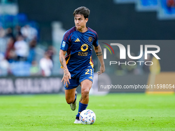 Paulo Dybala of AS Roma during the Serie A Enilive match between AS Roma and Udinese Calcio at Stadio Olimpico on September 22, 2024 in Rome...