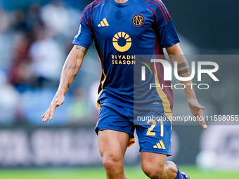 Paulo Dybala of AS Roma during the Serie A Enilive match between AS Roma and Udinese Calcio at Stadio Olimpico on September 22, 2024 in Rome...