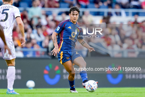 Paulo Dybala of AS Roma during the Serie A Enilive match between AS Roma and Udinese Calcio at Stadio Olimpico on September 22, 2024 in Rome...