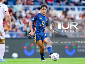 Paulo Dybala of AS Roma during the Serie A Enilive match between AS Roma and Udinese Calcio at Stadio Olimpico on September 22, 2024 in Rome...