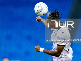 Kingsley Ehizibue of Udinese Calcio during the Serie A Enilive match between AS Roma and Udinese Calcio at Stadio Olimpico on September 22,...