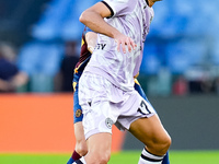 Lorenzo Lucca of Udinese Calcio during the Serie A Enilive match between AS Roma and Udinese Calcio at Stadio Olimpico on September 22, 2024...