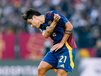 Paulo Dybala of AS Roma during the Serie A Enilive match between AS Roma and Udinese Calcio at Stadio Olimpico on September 22, 2024 in Rome...