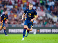 Artem Dovbyk of AS Roma during the Serie A Enilive match between AS Roma and Udinese Calcio at Stadio Olimpico on September 22, 2024 in Rome...