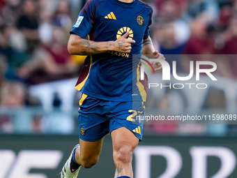 Paulo Dybala of AS Roma looks on during the Serie A Enilive match between AS Roma and Udinese Calcio at Stadio Olimpico on September 22, 202...