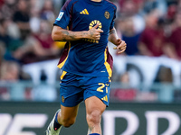 Paulo Dybala of AS Roma looks on during the Serie A Enilive match between AS Roma and Udinese Calcio at Stadio Olimpico on September 22, 202...