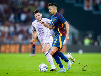 Stephan El Shaarawy of AS Roma during the Serie A Enilive match between AS Roma and Udinese Calcio at Stadio Olimpico on September 22, 2024...